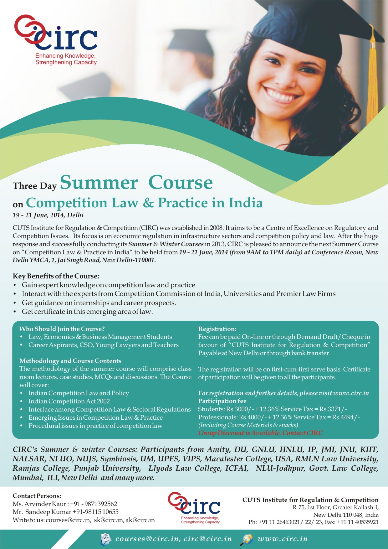 Summer Courses Brochure