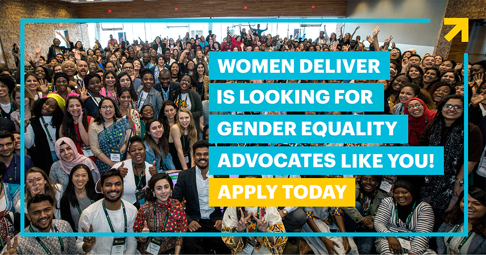 Apply to the Women Deliver Young Leader Program 2020.