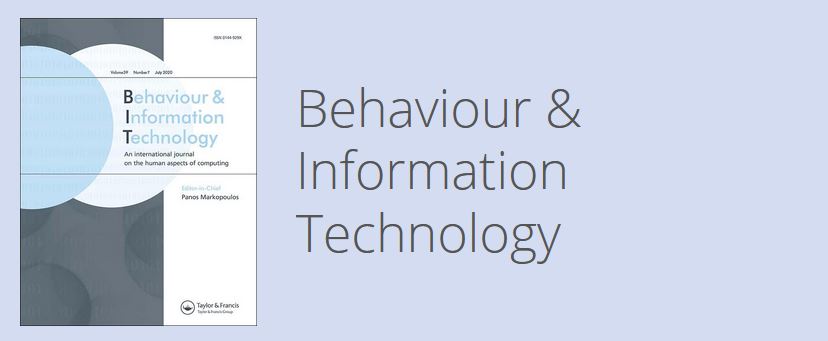 CALL FOR PAPERS @ Behaviour & Information Technology, Special Issue